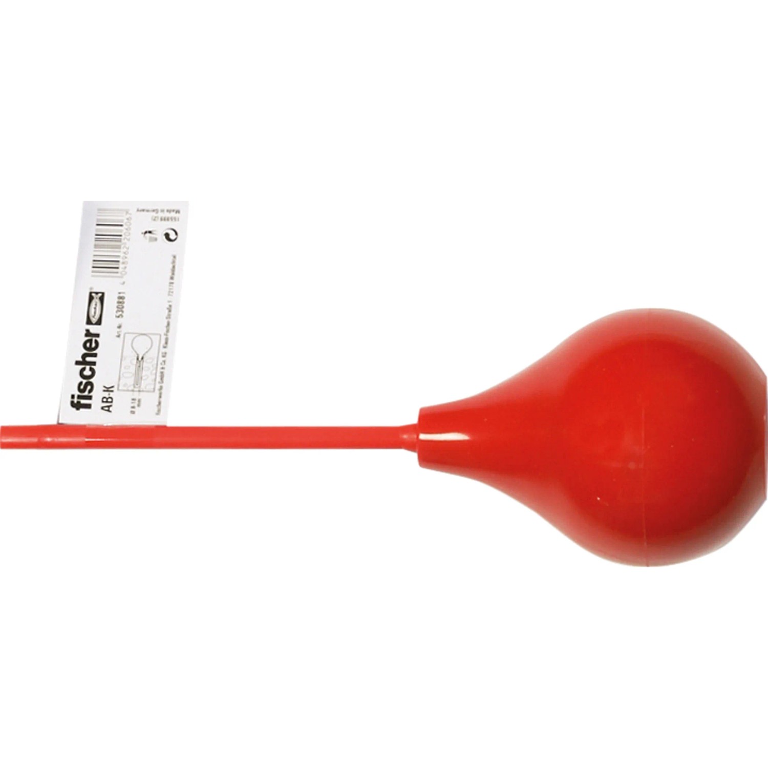 Soffietto rosso Fischer AB K per pulire i fori per tasselli.