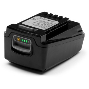 Batteria Alpina B 24 20 V, 4 Ah per elettroutensili. Batteria nera con indicatore di carica.