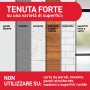 Compatibilità delle superfici dei ganci adesivi t.b.t. per quadri: Adatte e non adatte.