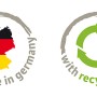 Sigilli "Made in Germany" e "Materiali Riciclati" per vasi Scheurich.