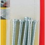 Viti Fischer FFS 7,5x112, 6 pezzi, con cappucci di copertura, per Tasselli.