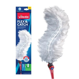 Kit catturapolvere a manico lungo 1 piumino di ricambio Vileda