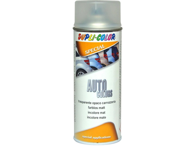 Vernice Spray auto colors carrozzeria 400 ml trasparente opaco
