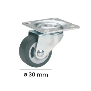 Ruota manovrabile per parquet Ø 30 mm