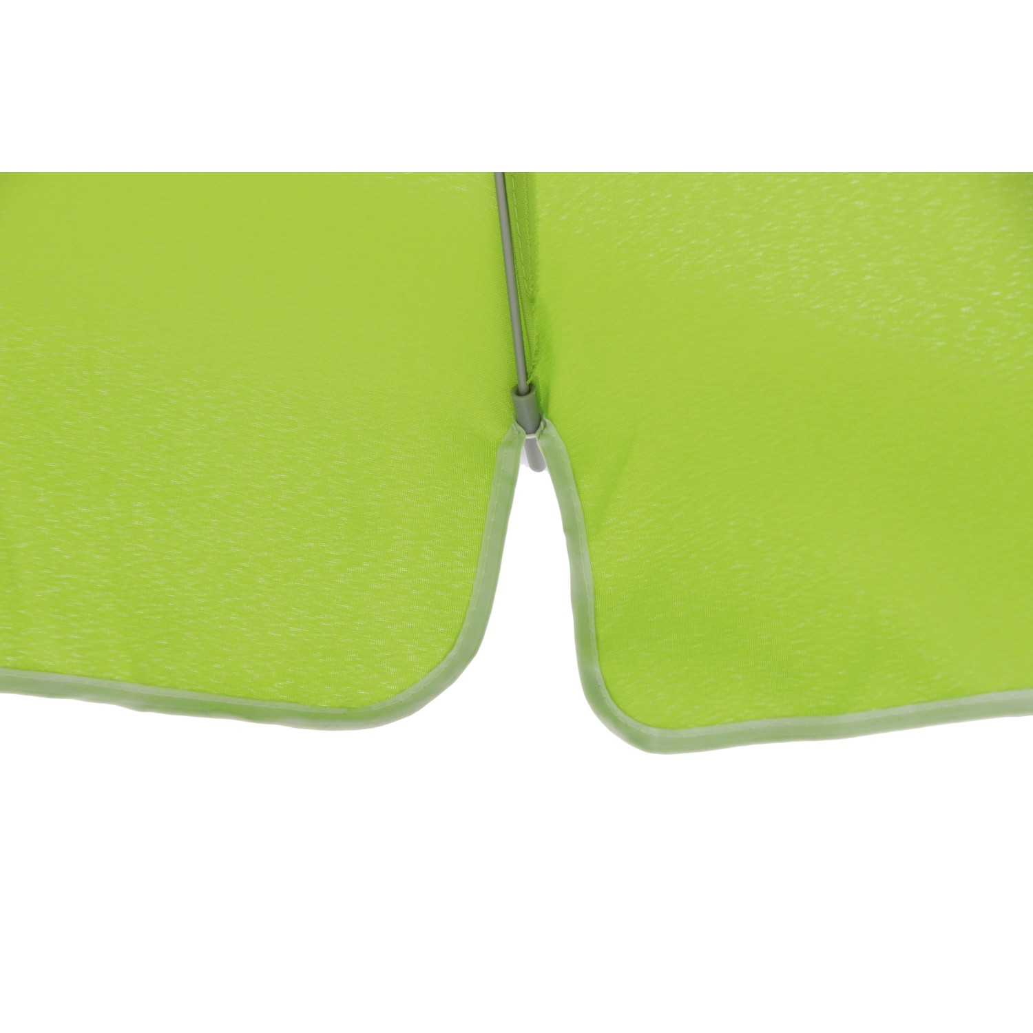 Dettaglio: Ombrellone da balcone CMI verde chiaro (Ø 200 cm) con struttura in acciaio.