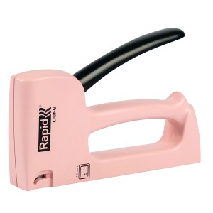 Rapid Hand Tacker R53 Ljung, rosa antico, per punti metallici a filo fine tipo 53 (4-10mm).