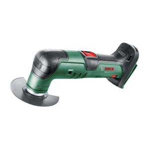 Multifunzione a batteria Bosch Universal 18V-32 verde con lama Starlock per lavori fai da te.