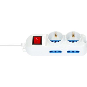 Multipresa Combo-Line brennenstuhl® 4+2 prese interruttore