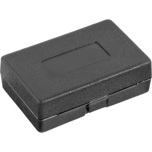 Set di meccanica di precisione nero, 25 pezzi, in scatola di plastica.