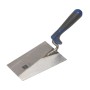 Cazzuola da intonacatore LUX Comfort, 180 mm, con manico bicomponente per lavori di muratura e intonacatura.