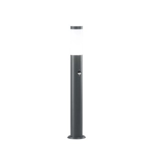 Paletto LED da esterno Intec Tokyo in acciaio inox antracite h 70 cm