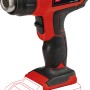 Einhell Power X-Change TE-HA 18 Li Solo pistola termica a batteria (batteria non inclusa). Pistola termica rossa con ugello.