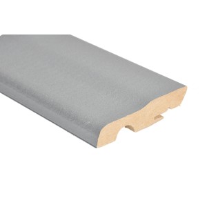 Dettaglio di un battiscopa (Battiscopa) t.b.t. grigio.