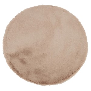 Tappeto Touch tondo beige 100x100 cm