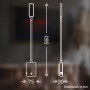 Luce da lettura a LED dimmer touch 200 lm 2W luce calda nero_5