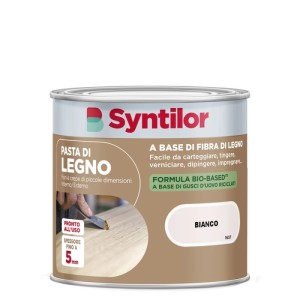 Pasta di legno 250 gr bianco