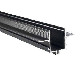 Profilo nero per sistema a binario t.b.t., vista dettagliata.