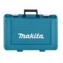 Valigetta trapano avvitatore a percussione a batteria Makita, turchese, con logo Makita per una conservazione sicura.