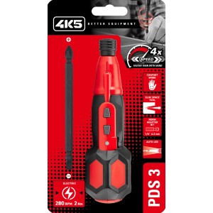 Avvitatore a batteria 4K5 PDS 3 con attacco per inserti in set. Ideale per avvitare.