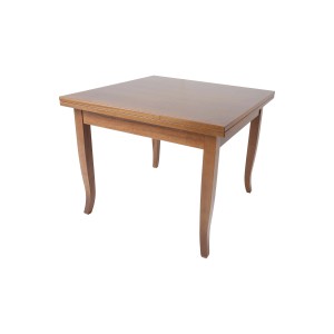 Tavolo allungabile da pranzo Verona noce 90x90x78 cm
