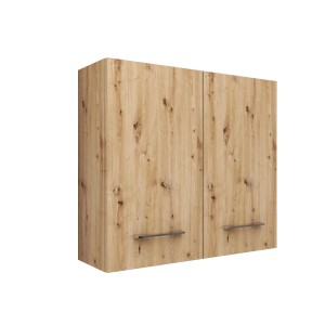 t.b.t. Pensile bagno, effetto legno, due ante.