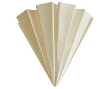 Filtro conico di carta pieghettato a macchina 6 pz
