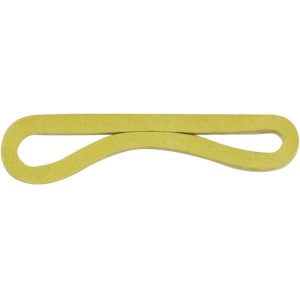 Anello di gomma giallo t.b.t. per attrezzatura da campeggio.