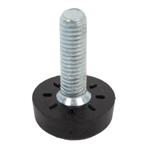 Vite di regolazione M8, 25 mm x 30 mm, per tubi, plastica con filettatura in acciaio.