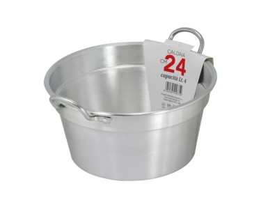 CALDAIA IN ALLUMINIO 2 MANICI 24 CM PENTALUX Su TreG Ingrosso