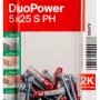 Fischer Tasselli DuoPower 5x25 S PH, confezione da 18. Tasselli universali per diversi materiali.