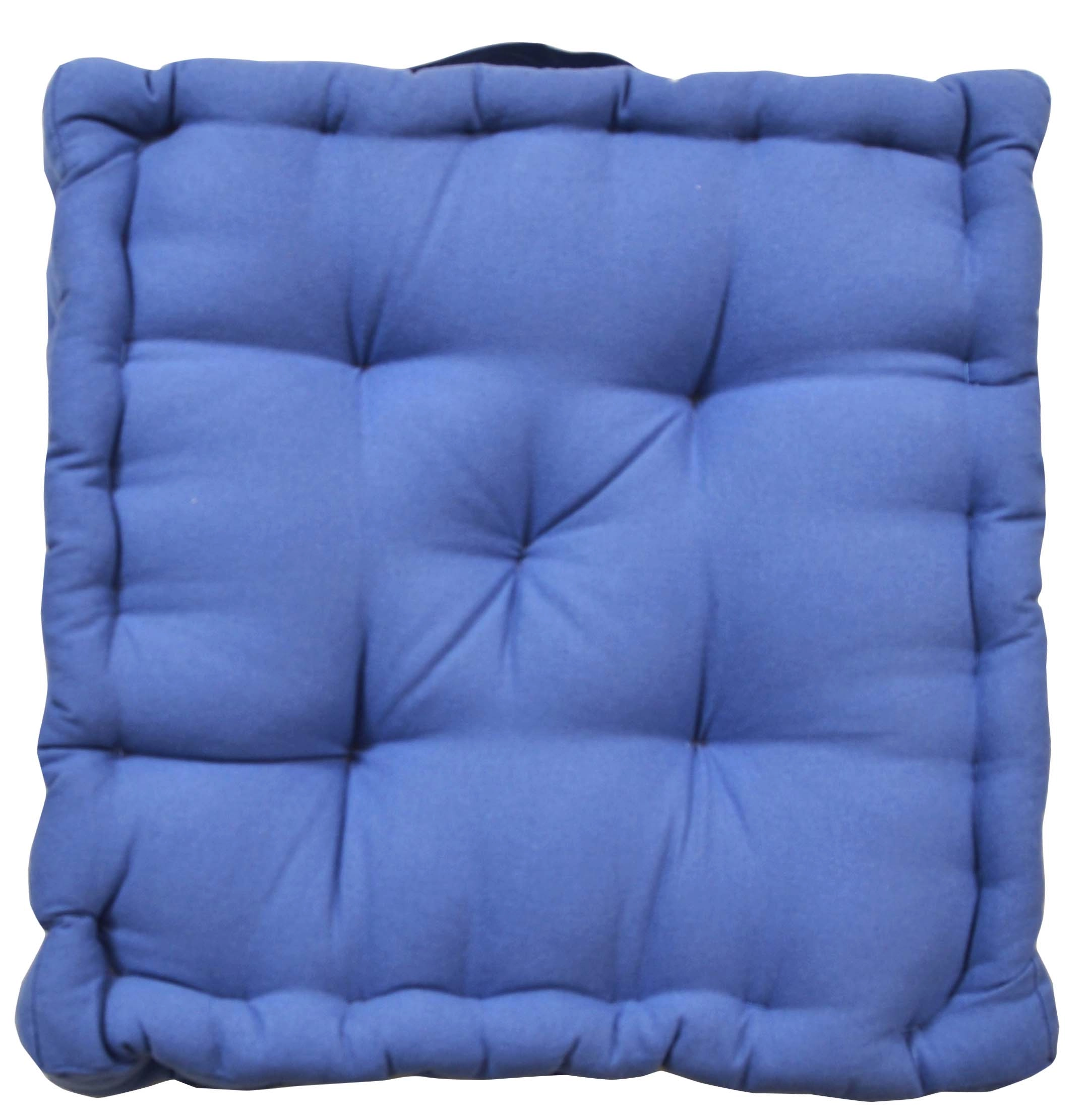 Cuscino da pavimento Futon colore blu navy 40x40 cm