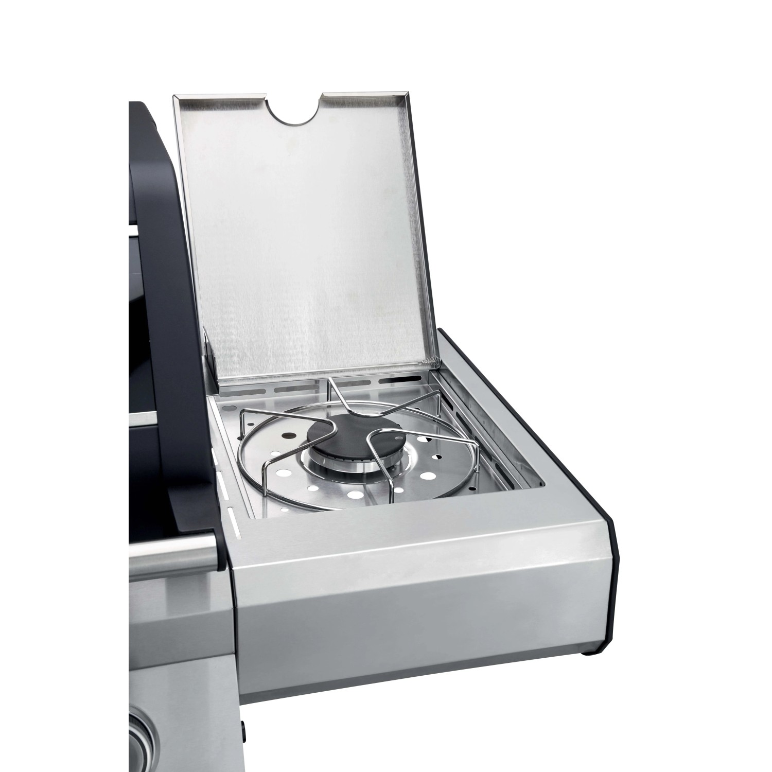 Barbecue a gas Jamestown Knox 4 bruciatori nero e argento 20,5kW_5