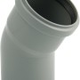 Curva HT Marley 30° DN 32, raccordo per tubo di scarico in plastica grigia per interni.