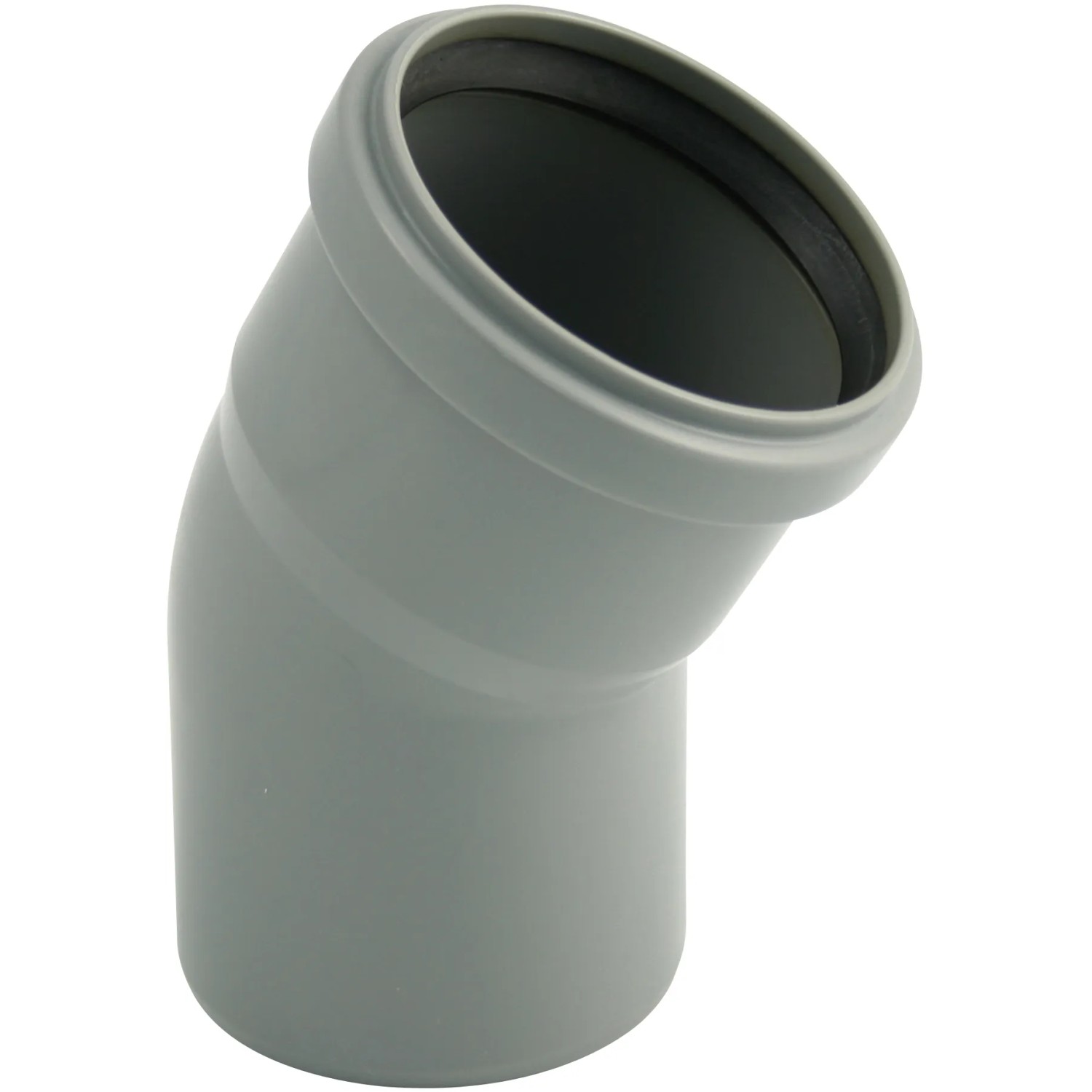 Curva HT Marley 30° DN 32, raccordo per tubo di scarico in plastica grigia per interni.