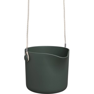 Elho B.For Swing fioriera sospesa, Ø 18cm, verde foglia, con cordino per uso interno.