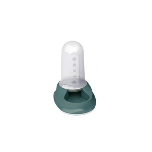 t.b.t. fontanella per gatti con indicatore di livello, verde.