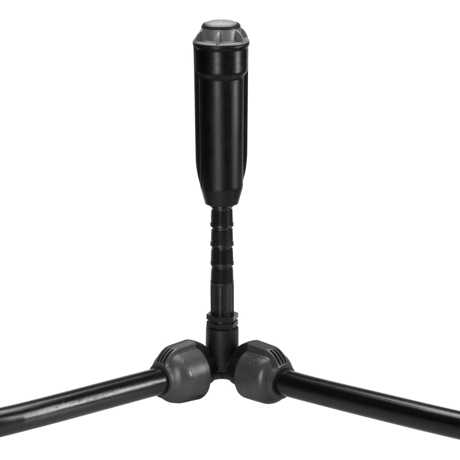 Raccordo a gomito Gardena per sistemi di irrigazione, filetto maschio 25 mm x 19 mm, per montaggio ad angolo.