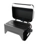 Campingaz Barbecue a gas Attitude 2go CV, grill da tavolo compatto con coperchio aperto.