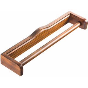 Porta asciugamani in legno per bagno o cucina