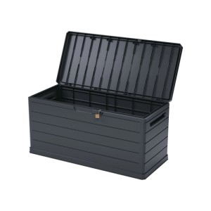 Baule da esterno 350 l 118,5x52x56,8 cm grigio antracite
