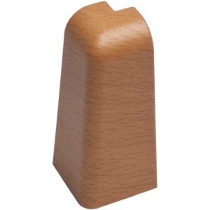 Angolo esterno OBI in faggio, set da 2, 60x20 mm, per battiscopa, accessorio per laminato e parquet.