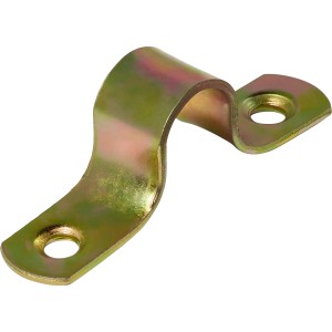 Anello per chiavistello zincato giallo, 15x13 mm, per montaggio chiavistello, ferramenta metallica.