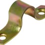 Anello per chiavistello zincato giallo, 15x13 mm, per montaggio chiavistello, ferramenta metallica.
