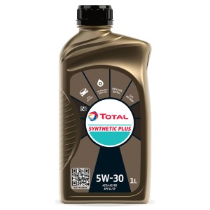 Olio motore Total Synthetic Plus 5W-30, 1 litro. Olio per motori a benzina, diesel e gas.