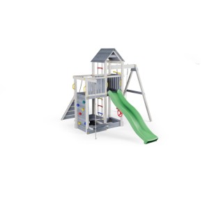 Gioco da giardino Activer con scivolo e altalena 390x285xh262 cm