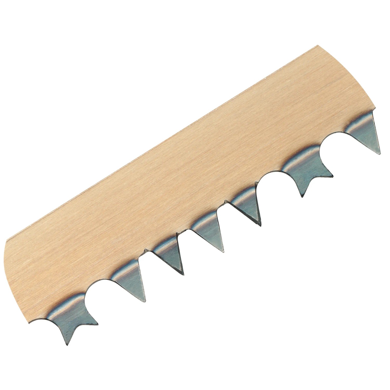 Dettaglio della lama di una sega ad arco LUX per legno 760 mm Comfort.