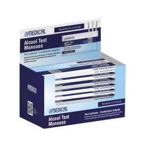 Test alcolico per interni auto in dispenser, confezione singola.