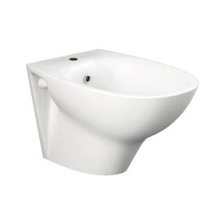 Bidet t.b.t. bianco per montaggio a parete.