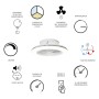 Planofiera LED 70W con ventilatore 30W Alisio Mini 16,5x52,5 cm bianco_7