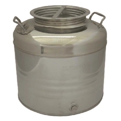 Contenitore per olio in acciaio inox 30 l
